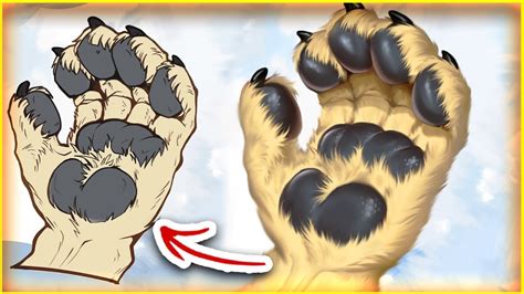 SPEEDPAINT🐾 Paw Process 🐺 FURRY Reference Sheet pt. something - YouTube