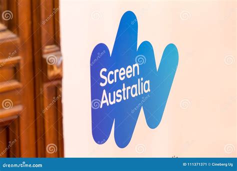 Logo Of Screen Australia Institution Editorial Photo | CartoonDealer.com #111371371