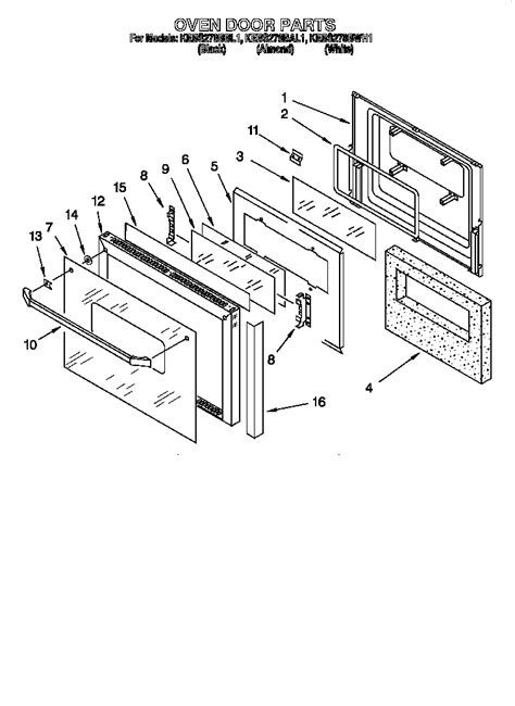 Kitchenaid Superba Oven Parts Diagram | Besto Blog