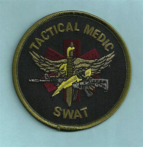 GREEN Tactical SWAT Team Medic Patch