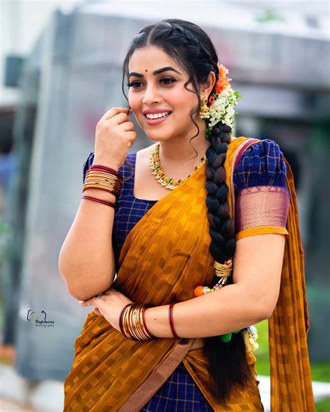 Poorna Latest Images In Half Saree - Kerala9.com