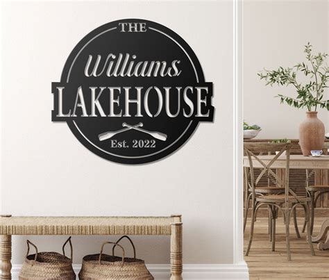 Custom Lakehouse Metal Sign by Craftmysign – Craft My Sign