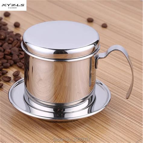 XYZLS 1pc Stainless Steel Vietnam Coffee Dripper Coffee Maker ...