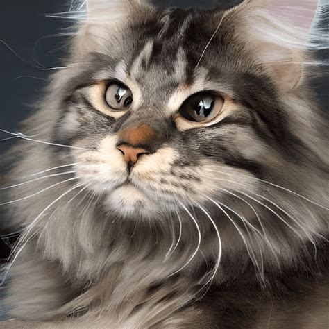 Maine Coon Cat Face Graphic · Creative Fabrica