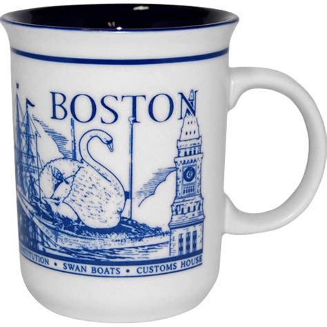 Boston Souvenir Etched Mug