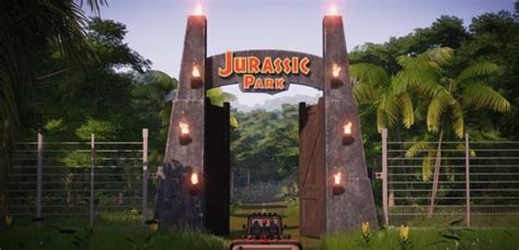 Jurassic Park Main Gate 3d Printed - Etsy Australia