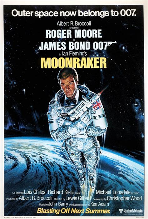 space1970: MOONRAKER (1979) Poster Art By Dan Goozee