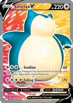 Snorlax Pokemon Card