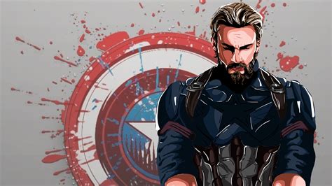 Captain America New Art 4k superheroes wallpapers, hd-wallpapers ...