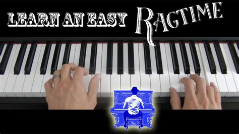 Learn how to play a very easy ragtime on piano keyboard - YouTube