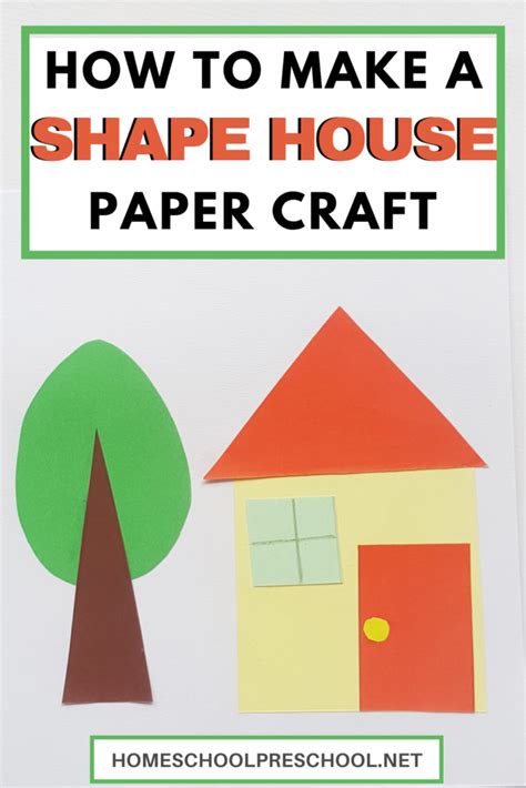 Build A House Using 2D Shapes Craft Template | ubicaciondepersonas.cdmx ...