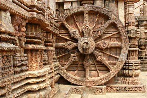 Wheel of Time. Konark Sun Temple Stock Image - Image of circle, konark: 243876553