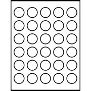 Template for Avery Presta® 94505 Round Labels 1-1/4" diameter | Avery.com