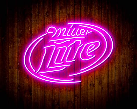 Miller Lite 2 Handmade LED Neon Sign