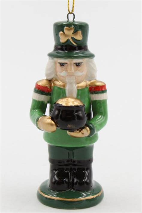 Irish Nutcracker Christmas Tree Ornaments, Set of 4 - Christmas Decorations - Cosmos