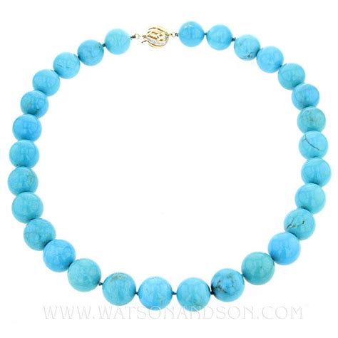 Turquoise Bead Necklace • Watson & Son, Inc.