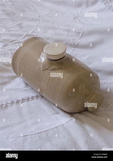 Antique Stoneware Hot Water Bottle, UK Stock Photo: 122572416 - Alamy