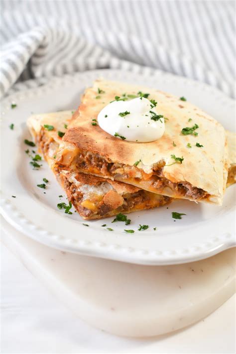 Beef and Cheese Quesadilla - Sweet Pea's Kitchen