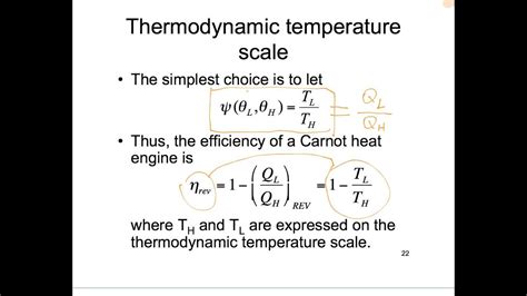 Thermodynamic Temperature Vs Temperature