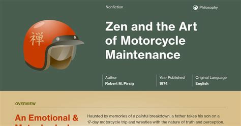 Zen and the Art of Motorcycle Maintenance Study Guide | Course Hero