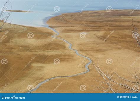 River Flowing Into The Sea Stock Images - Image: 2527394