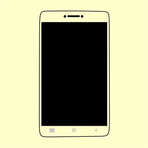 mobile phone design front view, illustration Vector 7502128 Vector Art at Vecteezy