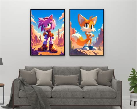 Sonic the Hedgehog Poster, Knuckles Poster, Shadow Gaming Poster ...