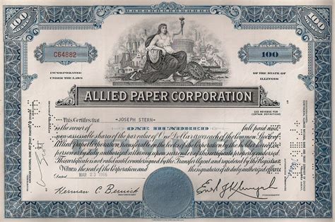 File:Allied Paper Corporation Stock Certificate 1966.jpg - Wikipedia, the free encyclopedia