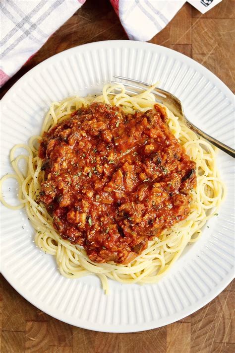 Tvp Recipes Spaghetti Sauce | Besto Blog