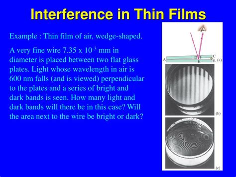 PPT - Lab13_Slides Interference in Thin Films PowerPoint Presentation ...