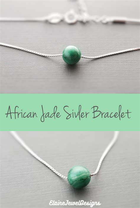 Delicate African Jade Bracelet Delicate Jade Bracelet for Women Jade ...