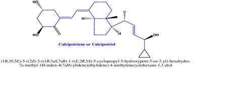 Chemical structure of Calcipotriene or Calcipotriol. | Download Scientific Diagram