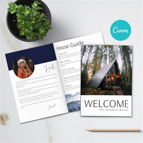 Airbnb Welcome Book Template Canva Free - Get What You Need For Free