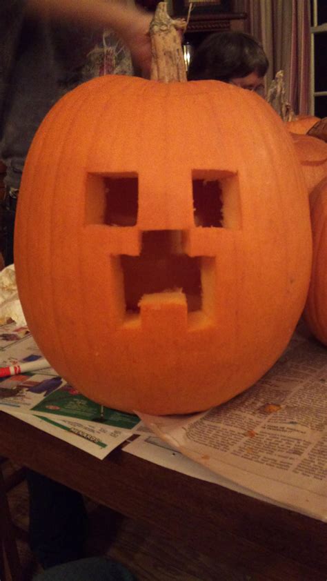 Minecraft Creeper Pumpkin by Darkksaber on DeviantArt