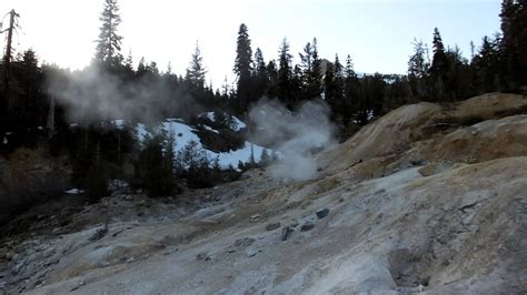 Fumarole at Lassen Volcanic National Park - YouTube