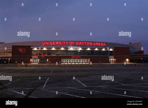 University Of Dayton Arena. Basketball and sports complex. North ...