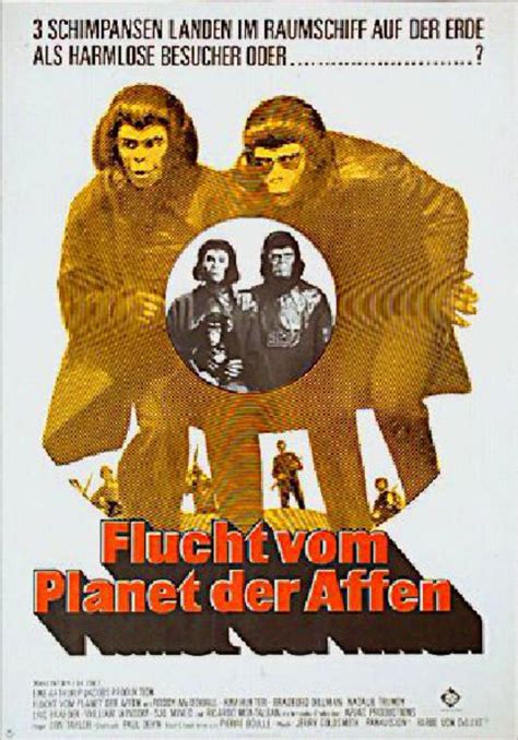 Escape from the Planet of the Apes Original 1971 German A1 Movie Poster - Posteritati Movie ...