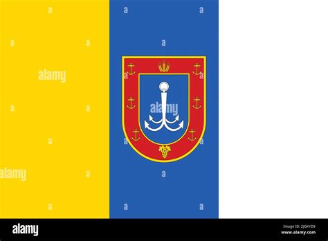 Flag of the ODESSA OBLAST, UKRAINE Stock Vector Image & Art - Alamy