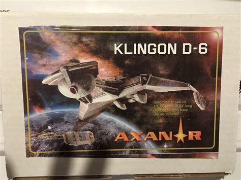 Star Trek Axanar Klingon D-6 1/1000 Model Kit Resin | #1801988157