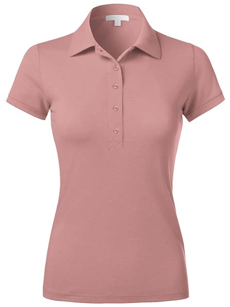 Ma Croix Womens Longline Polo Shirt 5 Button Golf Top Short Sleeve Tee - Walmart.com