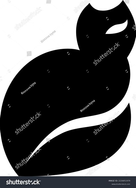 Cat Logo Black White Vector Illustration Stock Vector (Royalty Free) 2226851979 | Shutterstock