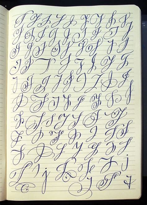 Calligraphy Alphabet Fancy Cursive J Capital - pic-flab