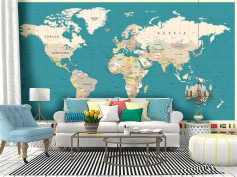 World Map Wallpaper With Countries