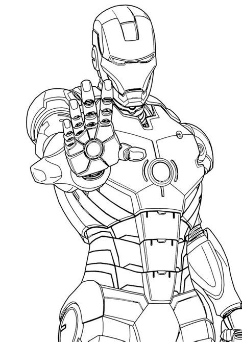 Free Printable Coloring Pages Ironman - KodytuGoodwin