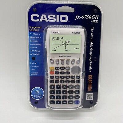 Casio FX-9750GII Graphing Calculator - White 79767186050 | eBay