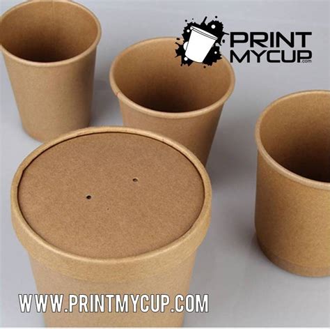 Custom Paper Ice Cream Pints and Soup Containers from #Printmycup ...