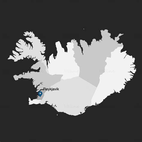 Iceland Infographics Map editable PPT & Keynote