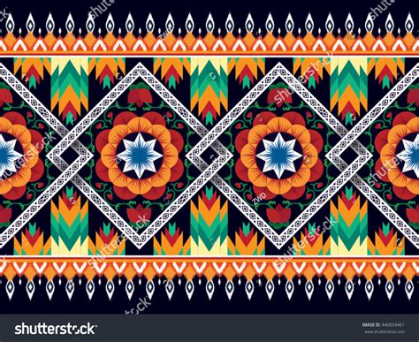 Oriental Ethnic Pattern Traditional Background Design Stock Vector ...