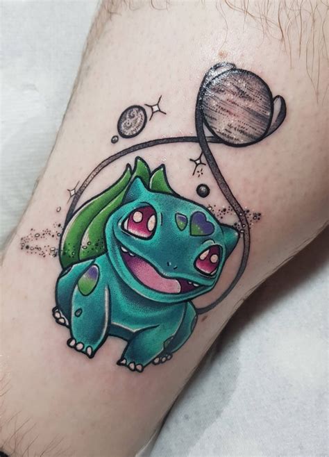 Fresh Bulbasaur tattoo : pokemon