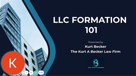 LLC FORMATION 101 - YouTube